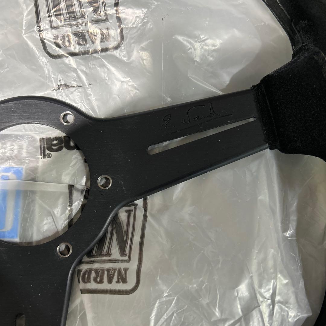 NARDI スエード ステアリングホイール 350mm