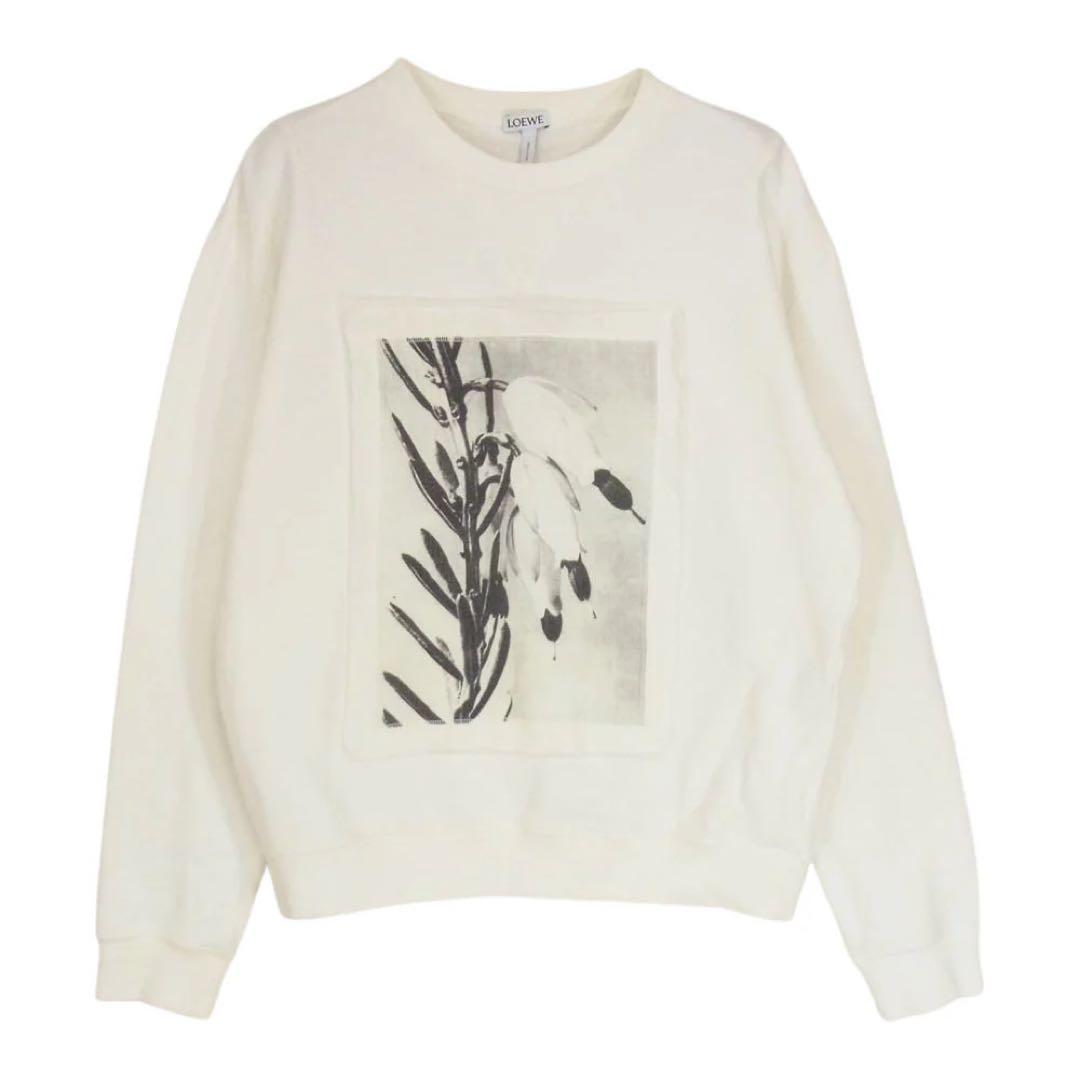LOEWE ロエベ フォト パッチ プルオーバー スウェット ホワイト系M