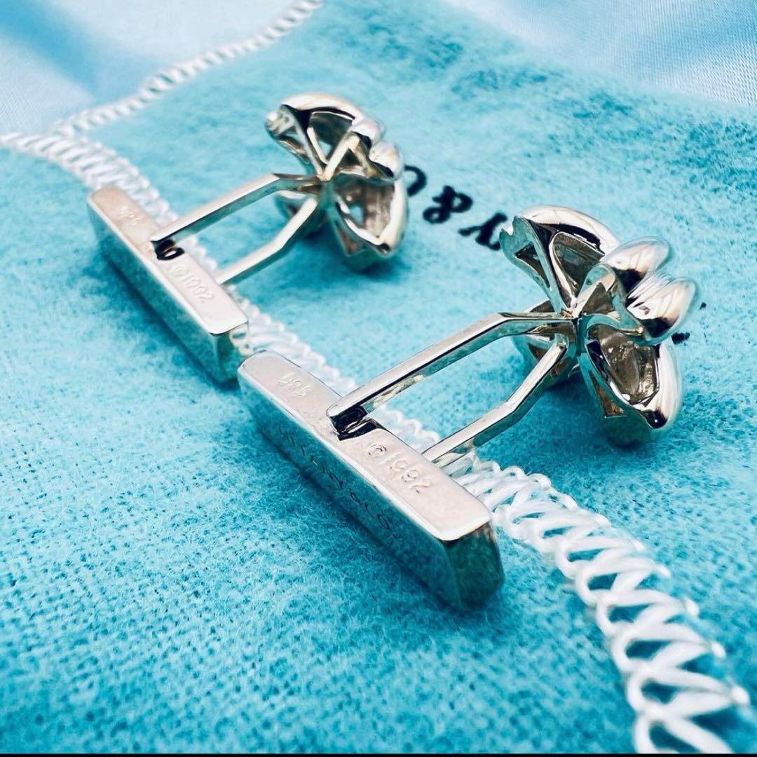 超美品　ティファニー　シグネチャー　クロスX　シルバー　カフス