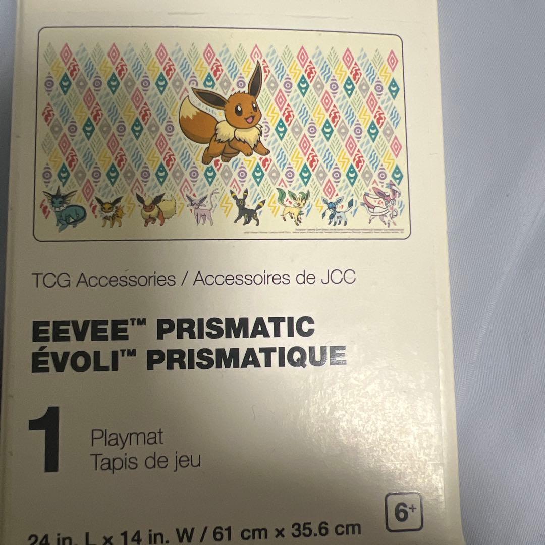海外ポケセン商品　イーブイ　プリズマテイック　プレイマット　ポケモンカード