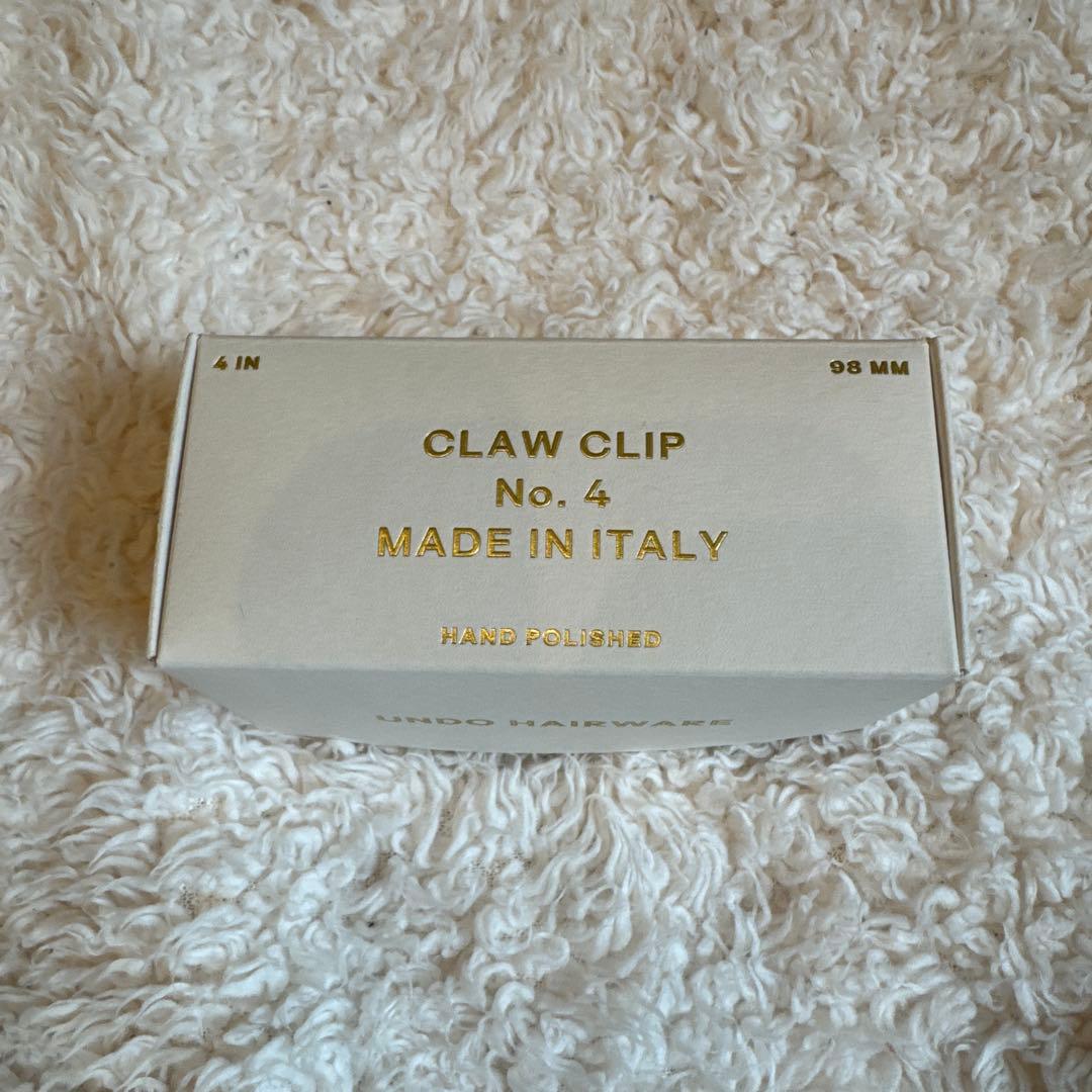 UNDO HAIRWARE ヘアクリップ　NO.4 グレーマーブル