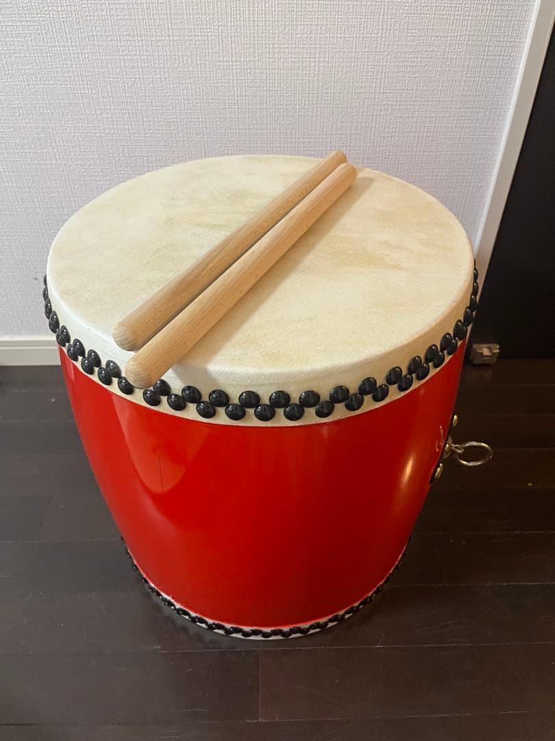 和太鼓40cm 消音パット、バチ2本セット