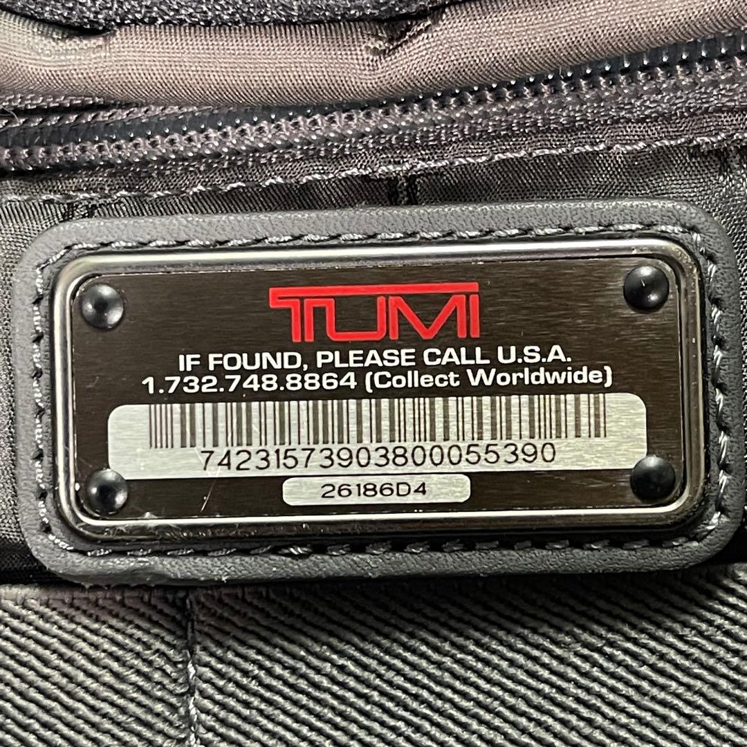 【美品✨】TUMI トゥミリュック・バックパック黒多機能26186D4 レア型