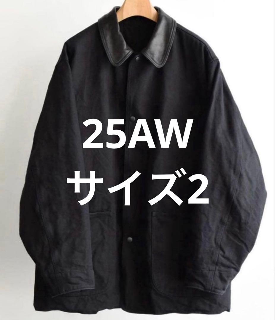 COMOLI デニムレザーワークジャケット 25AW