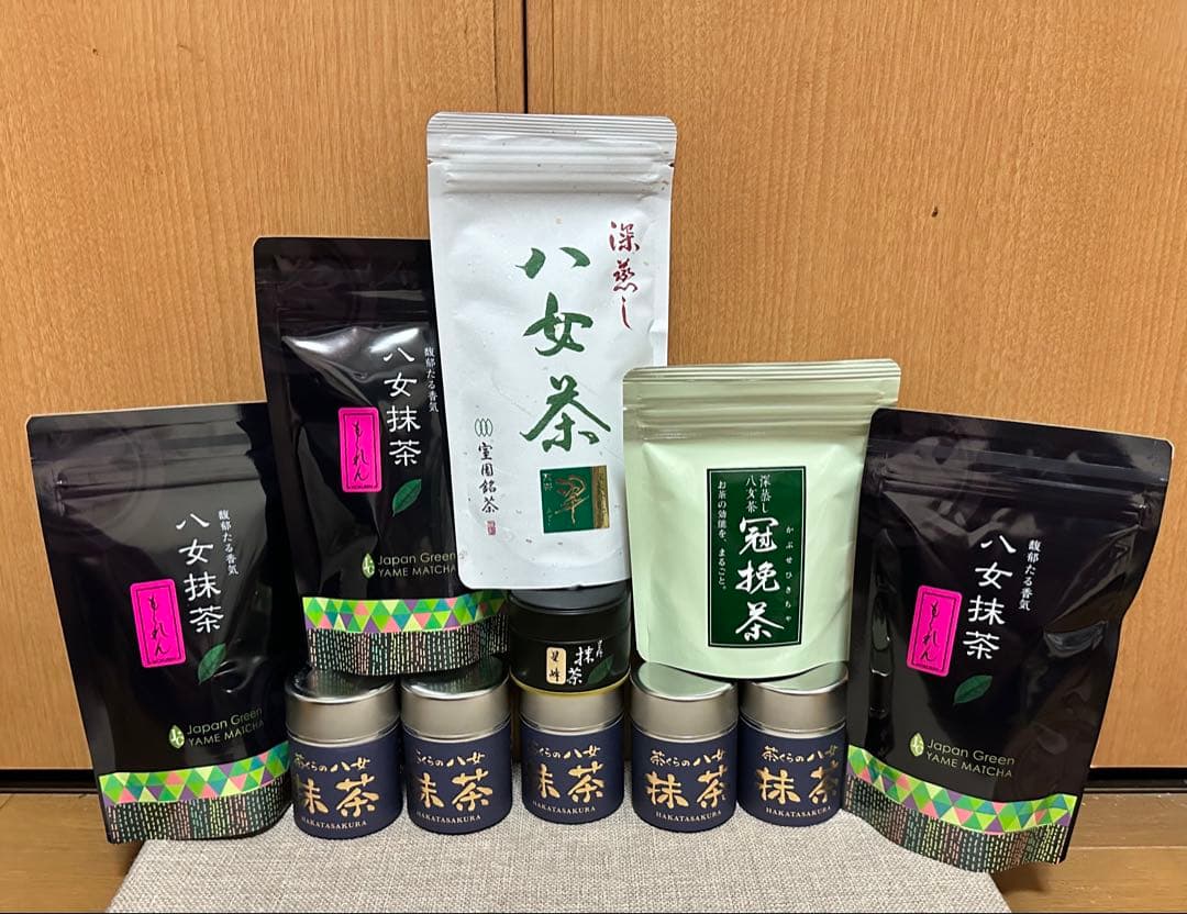 八女抹茶・深蒸し茶セット