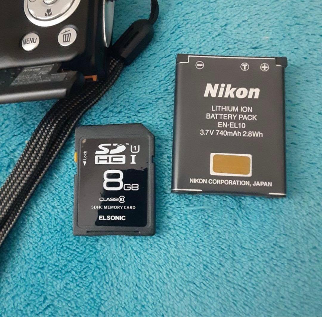 Nikon COOLPIX S203デジタルカメラ　SDカード付き