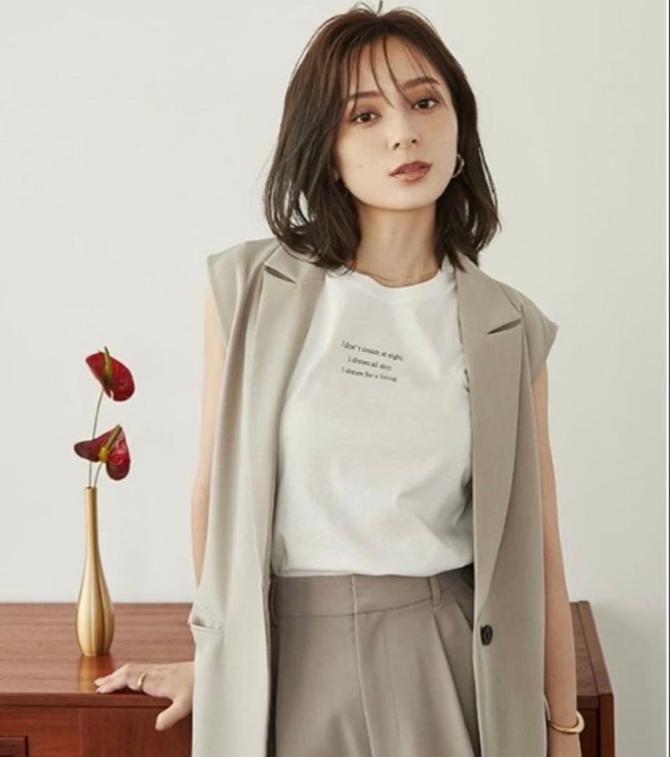 anuansロングジレ