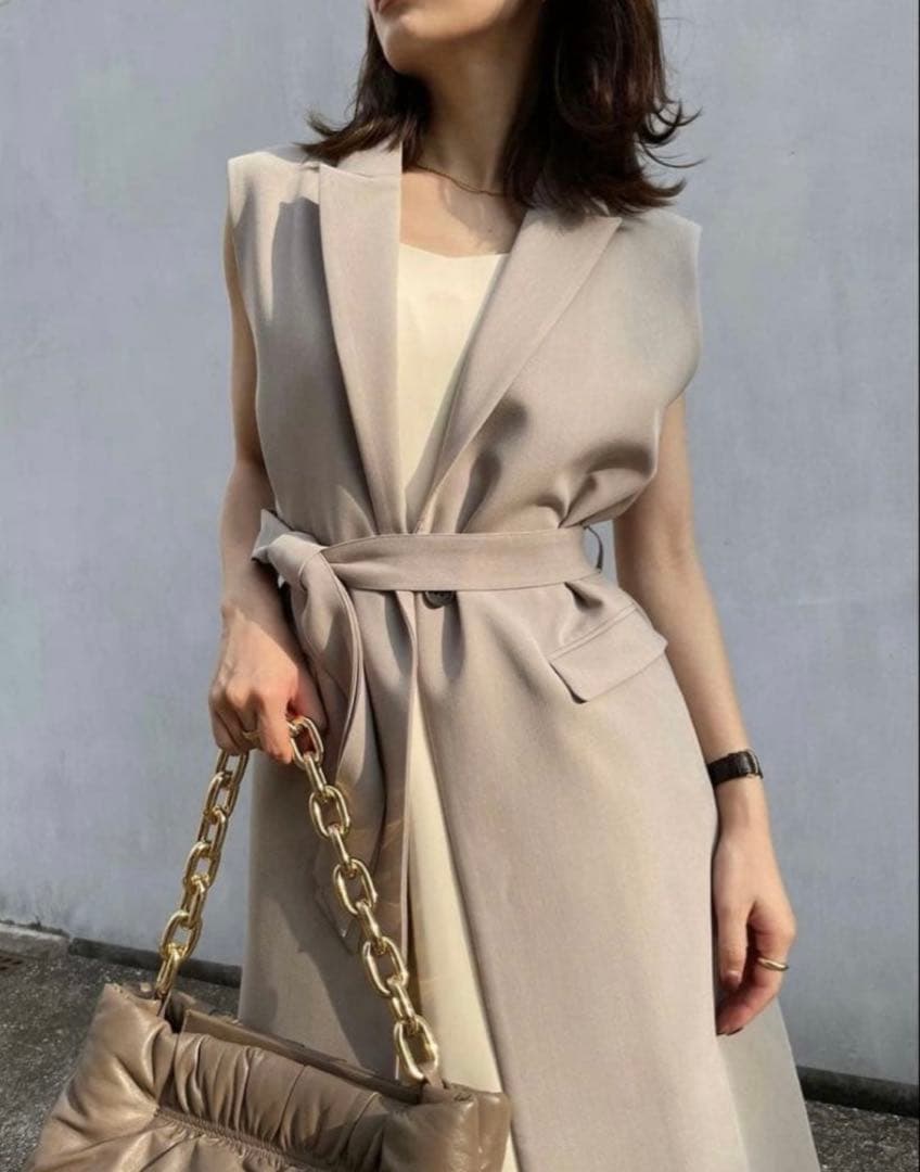 anuansロングジレ