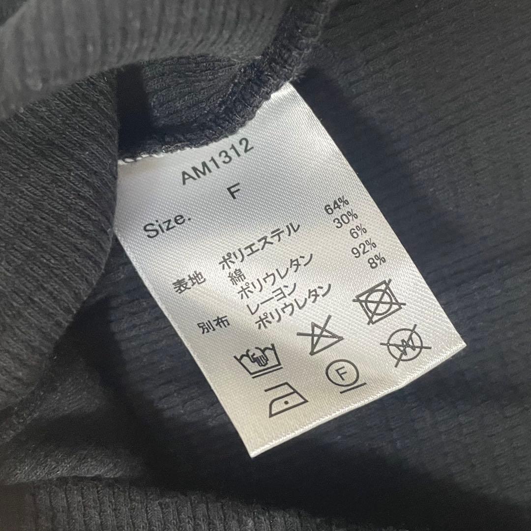 トップス ANDMARY Mary logo tops black