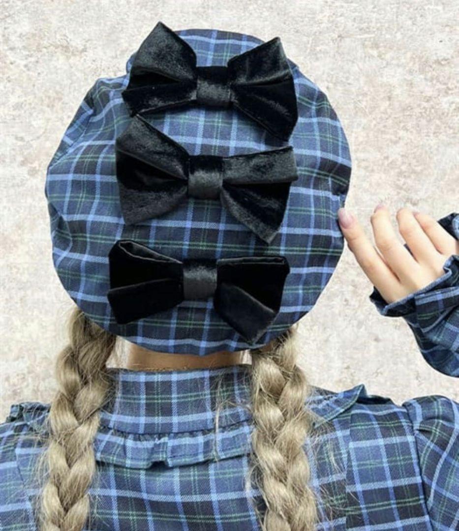 axes femme kawaii タータンチェックベレー帽