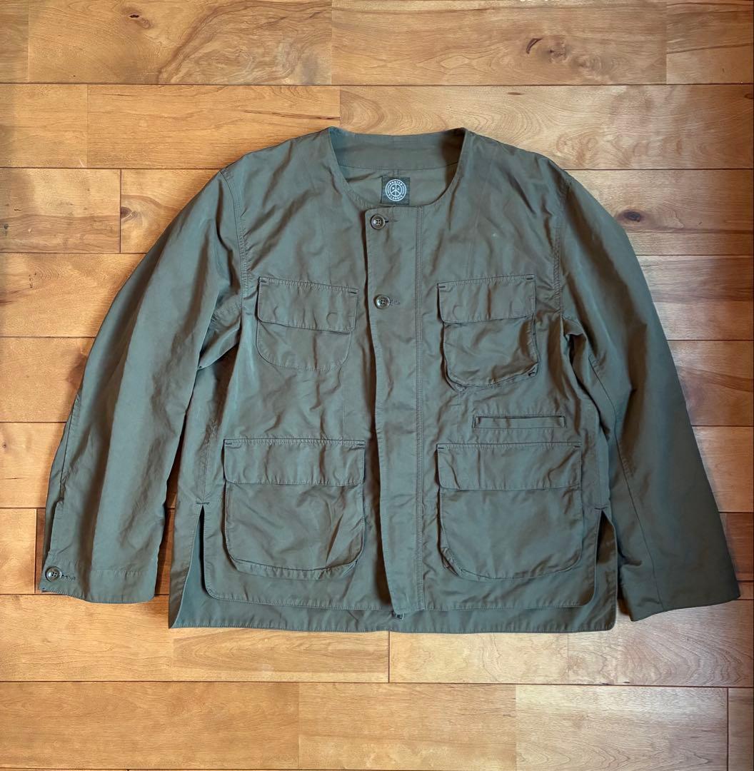 ジャケット・アウター PORTER CLASSIC WEATHER NO COLLAR JACKET