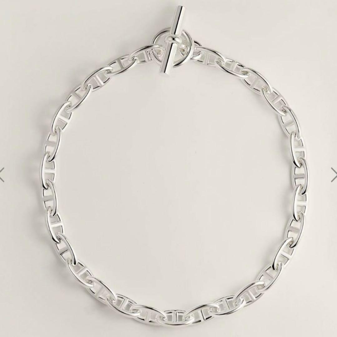 新品　HERMESシェーヌダンクル　アンカーチェーン　ネックレス