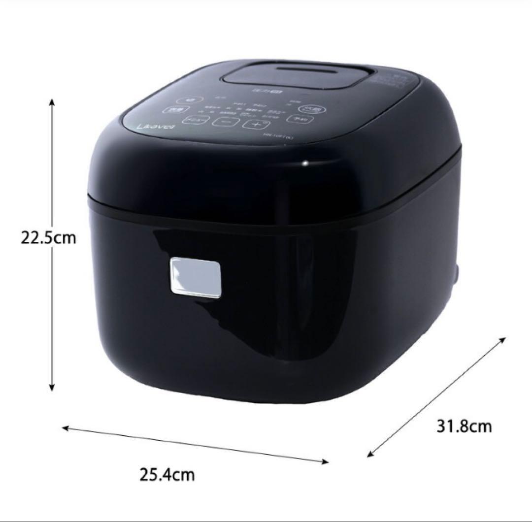 Likaveil ライカベル圧力炊飯器 HN-10FT(K) 5.5合炊き