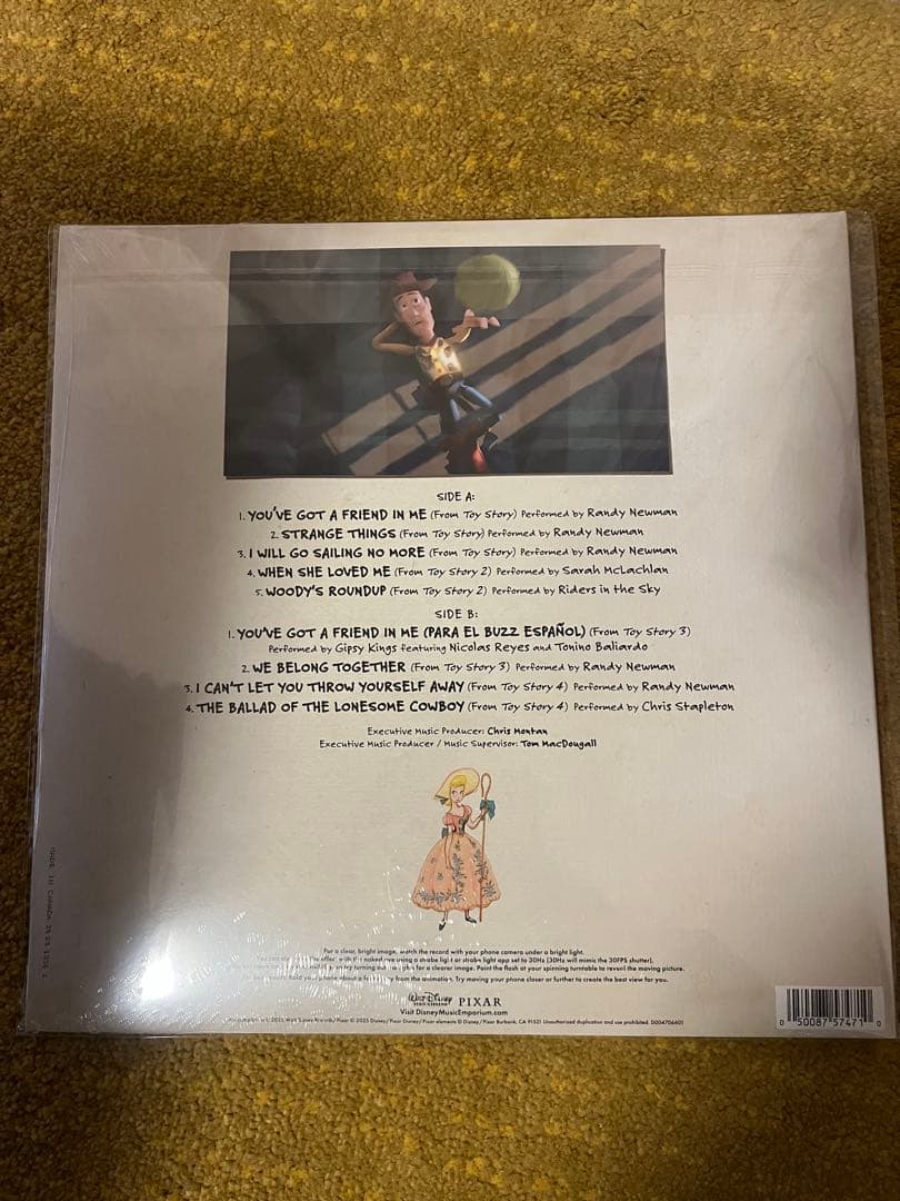 Azumi　トイ・ストーリー　30周年レコード　LP 新品未使用