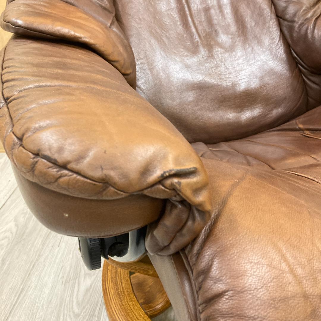 エコーネス 　ストレスレスチェア　 リクライニングチェア 　ソファ　 本革