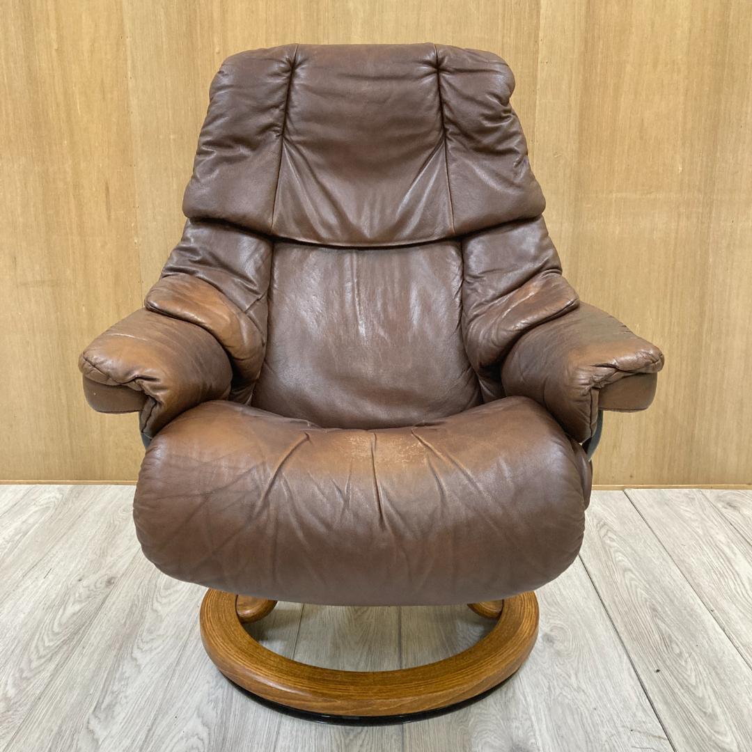 エコーネス 　ストレスレスチェア　 リクライニングチェア 　ソファ　 本革