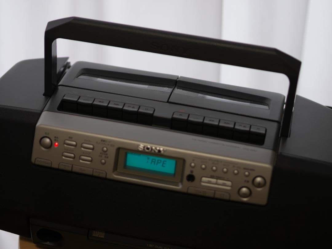 【未使用品】SONY ダブルカセット CDラジカセ CFD-W57