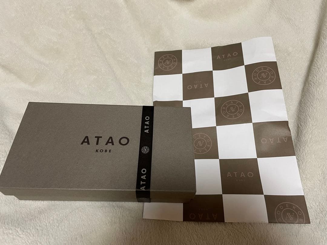 【ゆず】ATAO Batty アタオ バティ 長財布 　バッグチャームつき