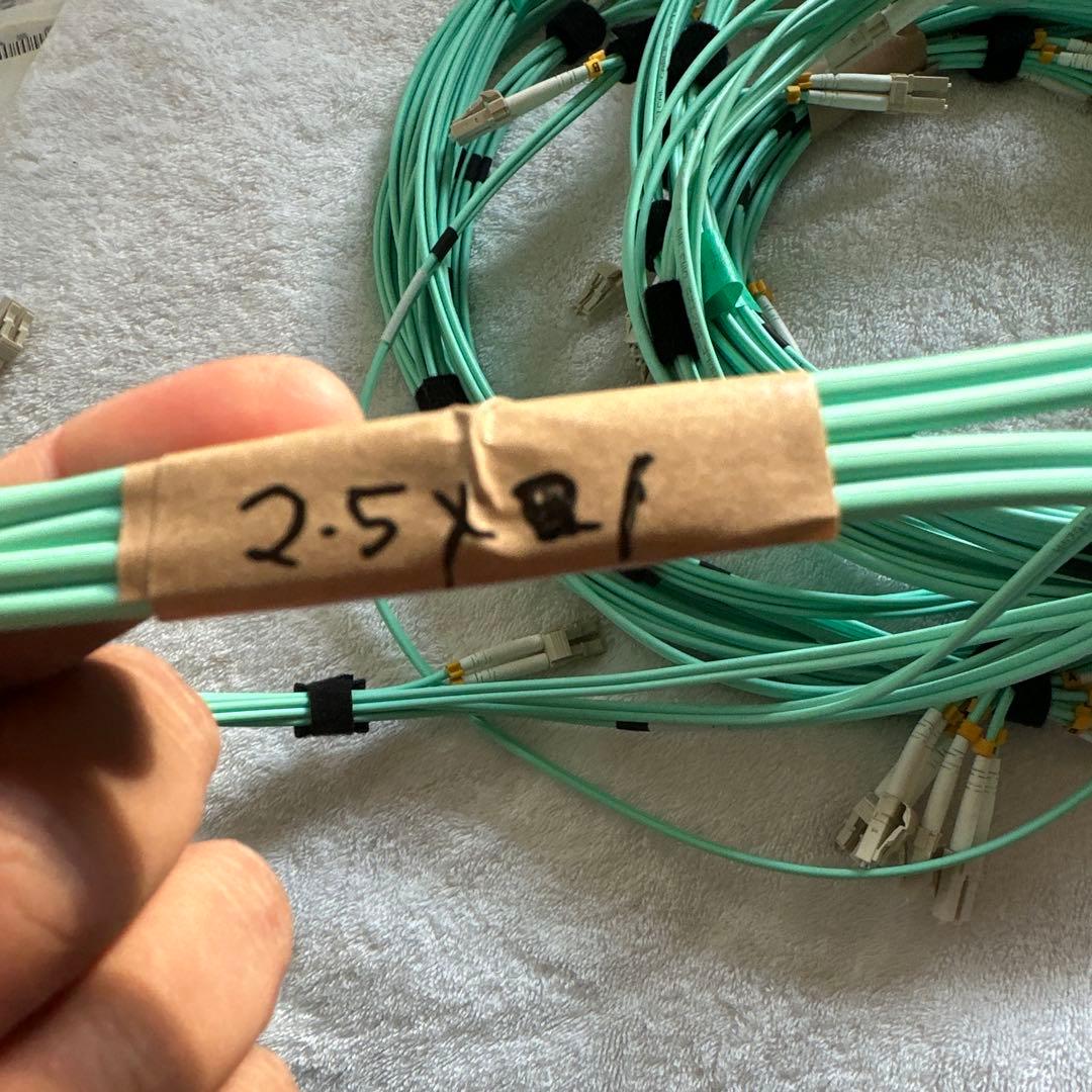 Fiber optic ケーブル ミントグリーン Multimode.