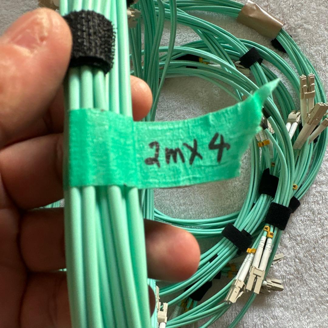 Fiber optic ケーブル ミントグリーン Multimode.