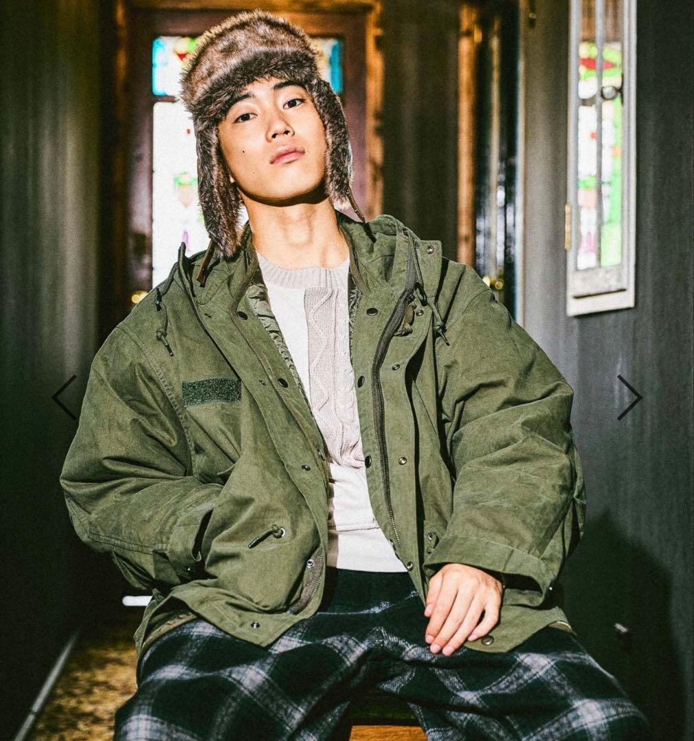 ニコアンド　2SET ショートモッズパーカ　Lサイズ