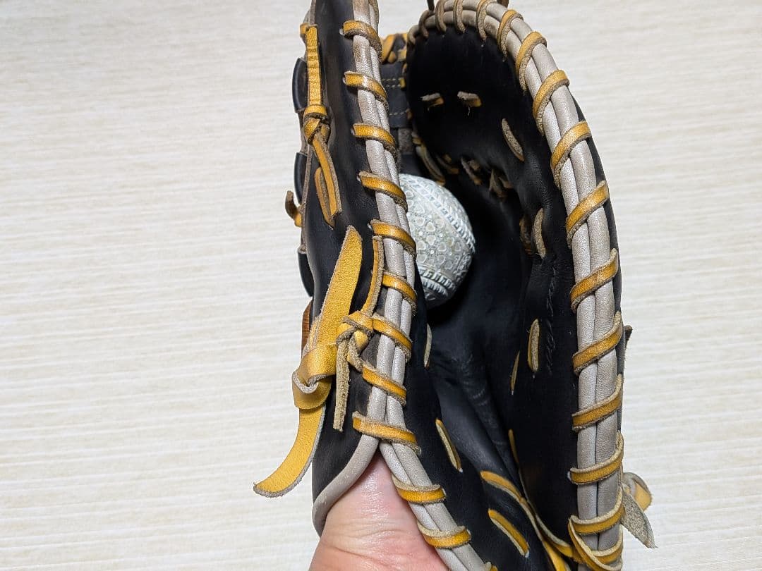 ミズノプロ　波賀ジャパン　店舗別注オーダー中田翔型ファーストミット　化粧箱付き