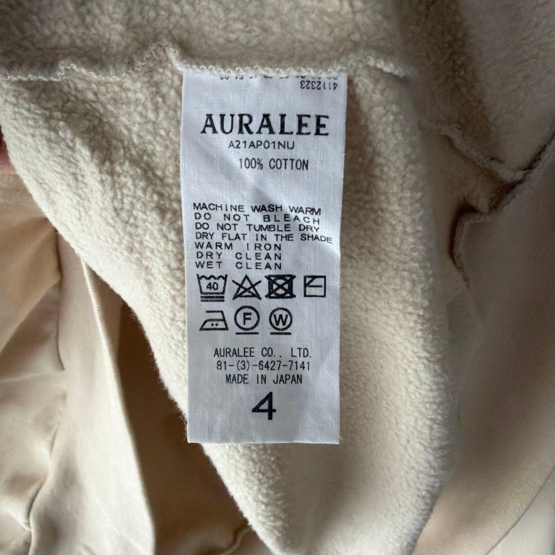 シ*ス様 AURALEE elastic high gauge sweat p/