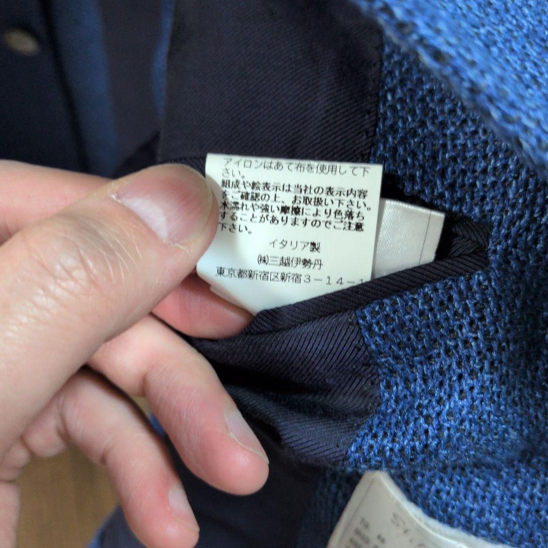 最終値下げスティレラティーノ　シルクリネン ジャケット　48