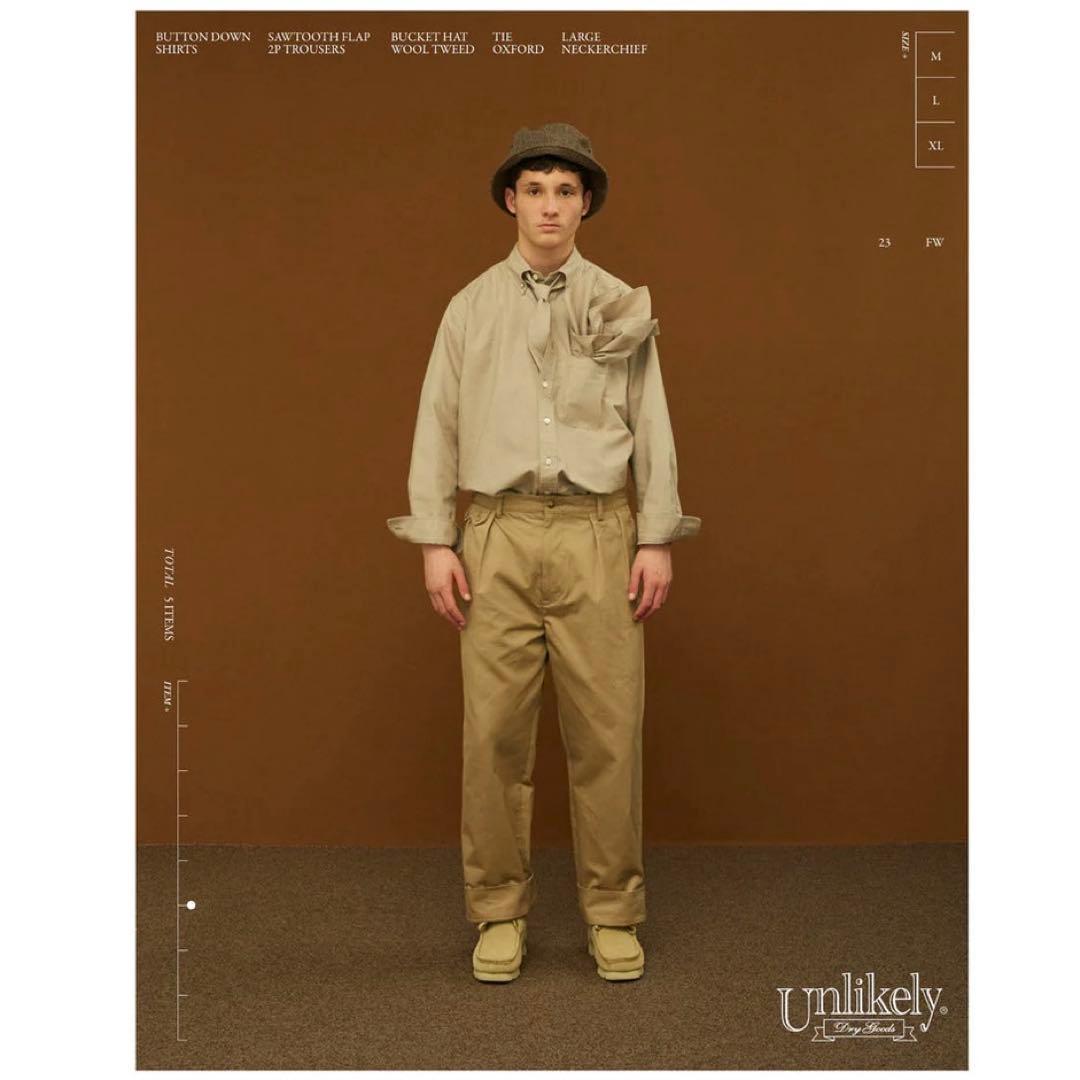 新品 Unlikely Sawtooth Flap 2P Trousers M