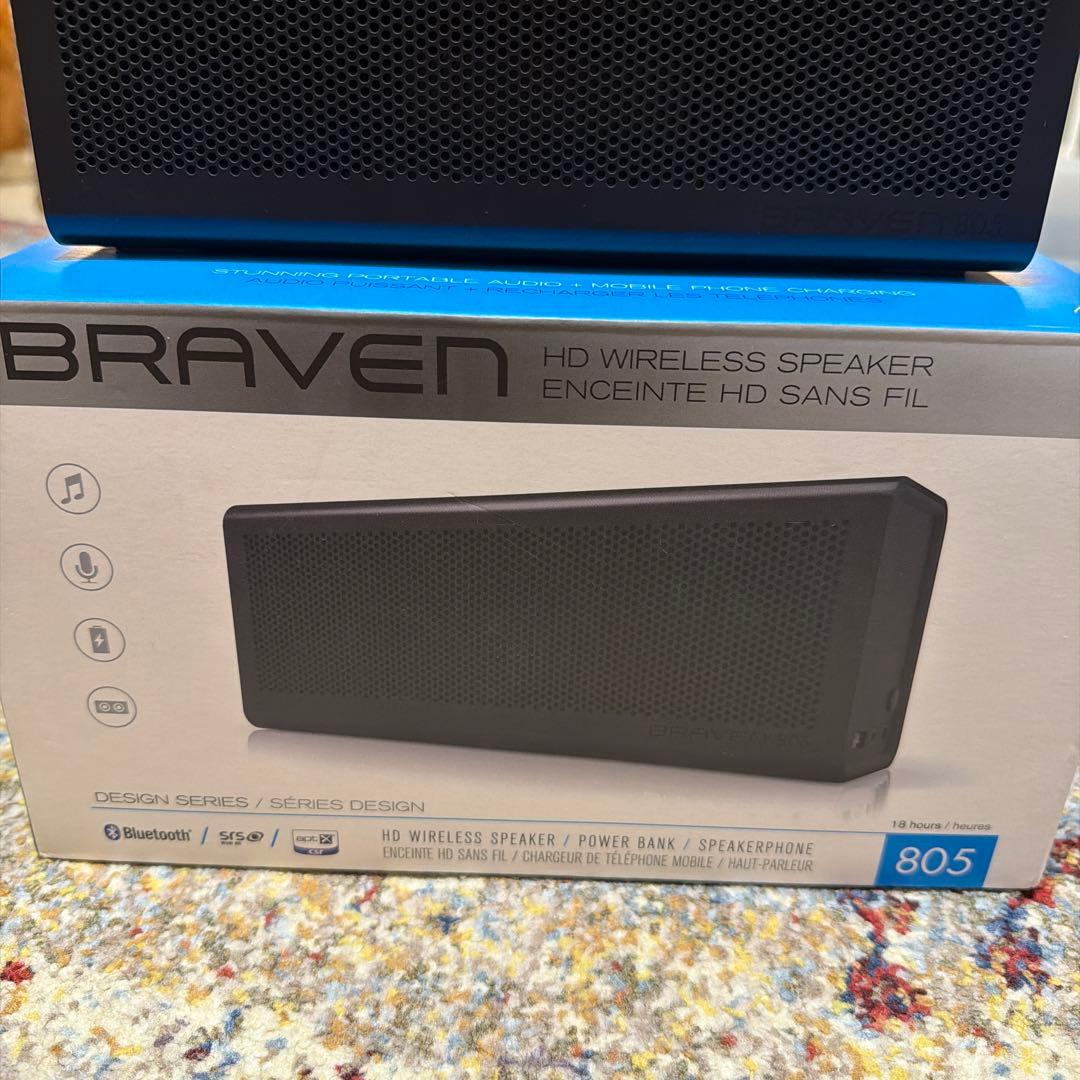 BRAVEN 805 Bluetooth ワイヤレススピーカー ブラック