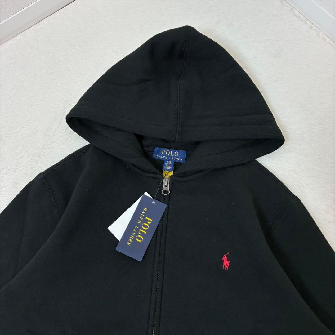✨タグ付き✨　ポロラルフローレン　パーカー　ブラック　ポニー　レディースM相当