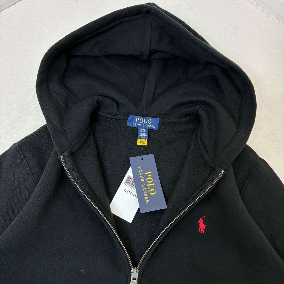 ✨タグ付き✨　ポロラルフローレン　パーカー　ブラック　ポニー　レディースM相当