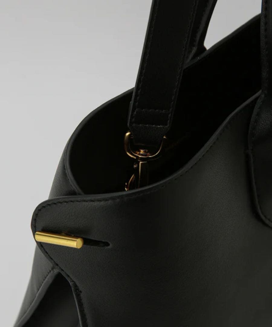 【値下げ中】ROPE サイドメタルビッグトート ブラック 即購入可