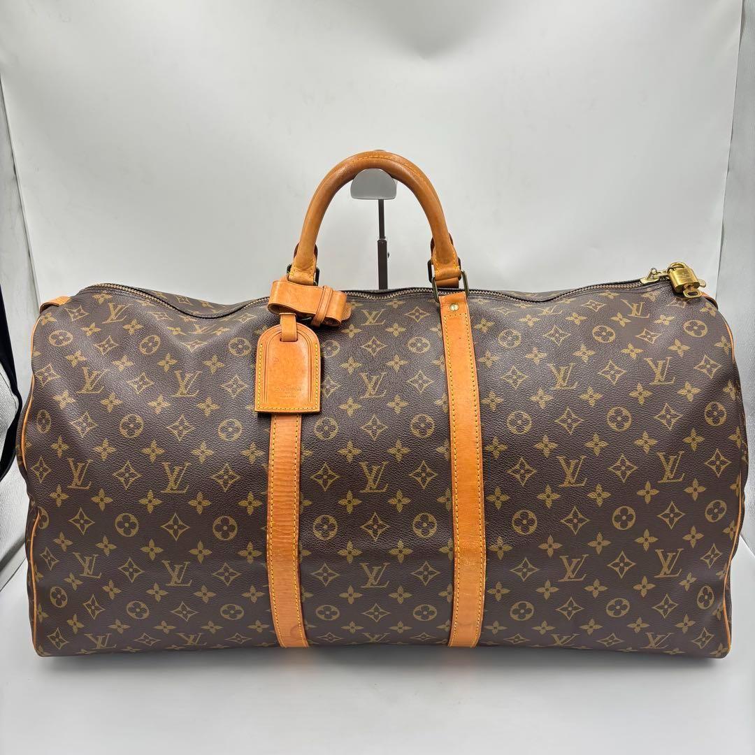 ルイヴィトン キーポル60 モノグラム　レザーボストンバッグ　M41422