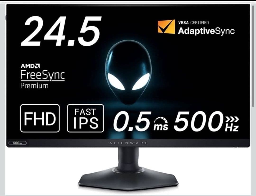 ALIENWARE AW2524HF 500hz ゲーミングモニター