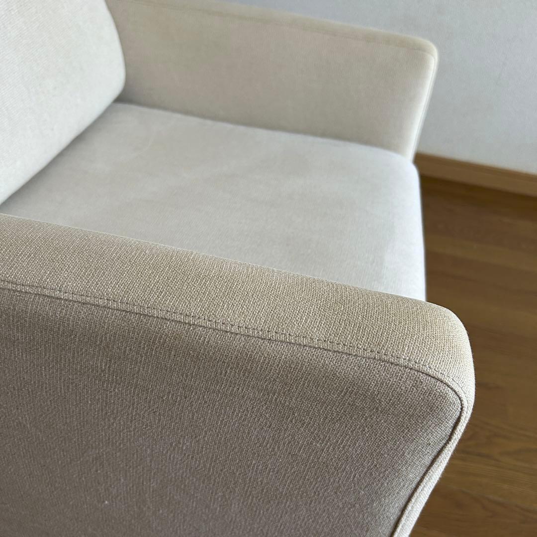 MUJI 無印良品　ソファ　1シーター　アイボリー