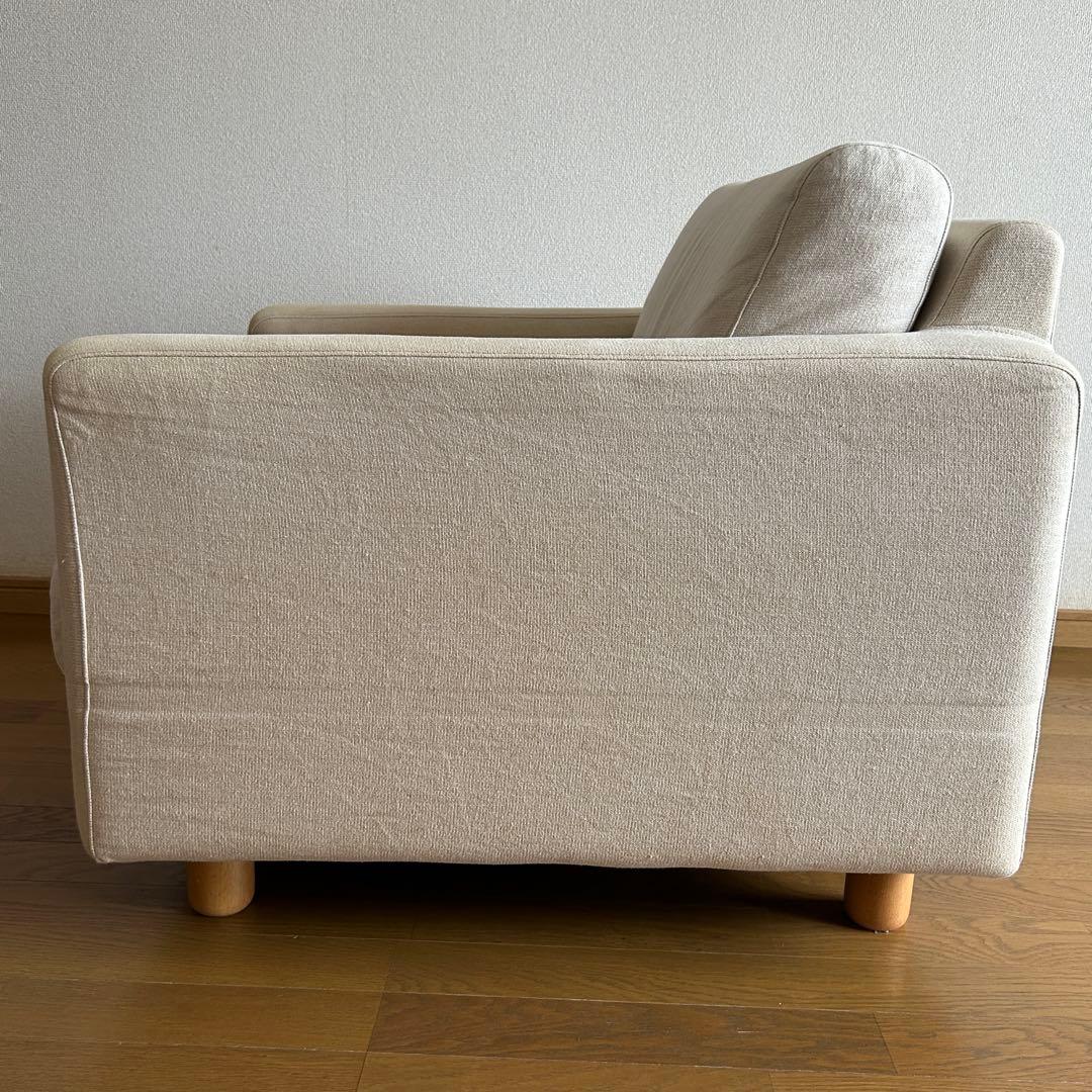 MUJI 無印良品　ソファ　1シーター　アイボリー