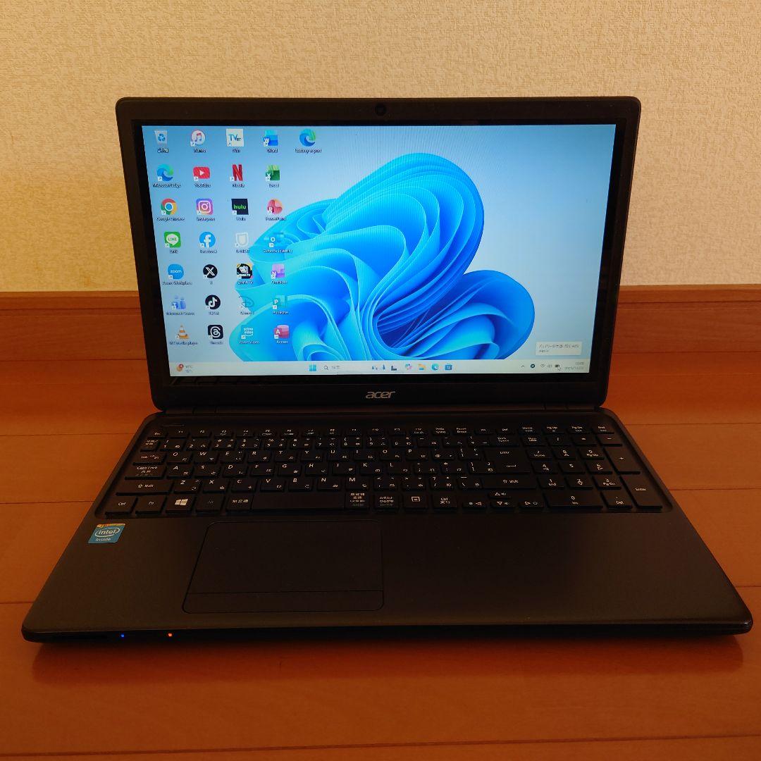設定済み✨️Acer Aspire E1✨️タッチパネル/Win11/オフィス
