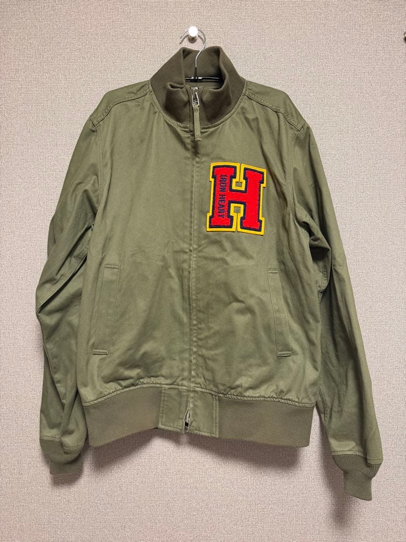 IRON HEART Hロゴ刺繍 スタジャン XX-LARGE