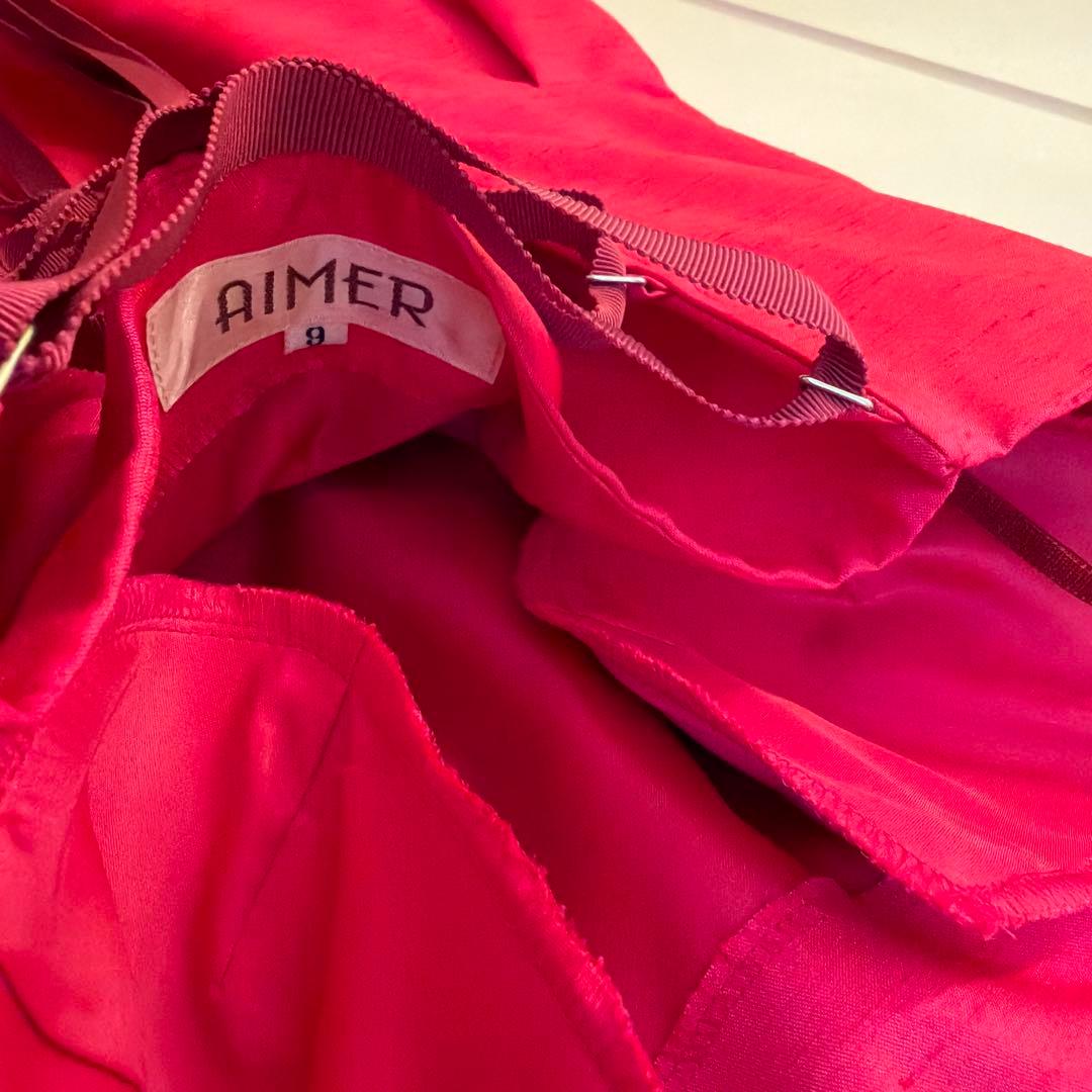 ピンク カラードレス 9号