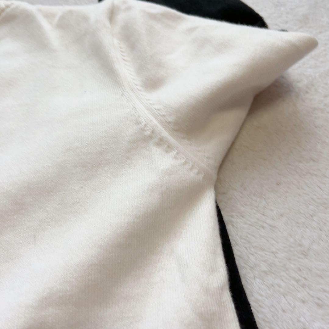 極美品　近年　マークアンドロナ　ニット　裏地付　防風　スニード　バイカラー