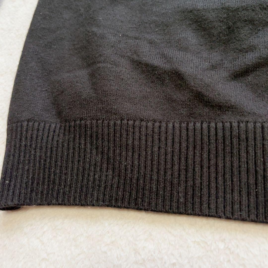 極美品　近年　マークアンドロナ　ニット　裏地付　防風　スニード　バイカラー