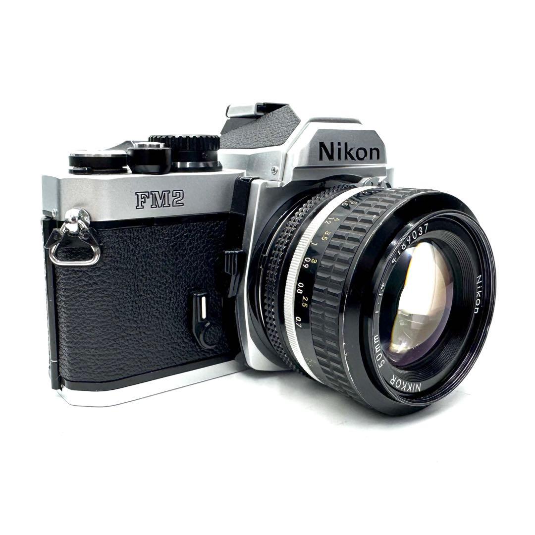 ❁後期型❁Nikon ニコン New FM2 シルバー 50mm 単焦点レンズ