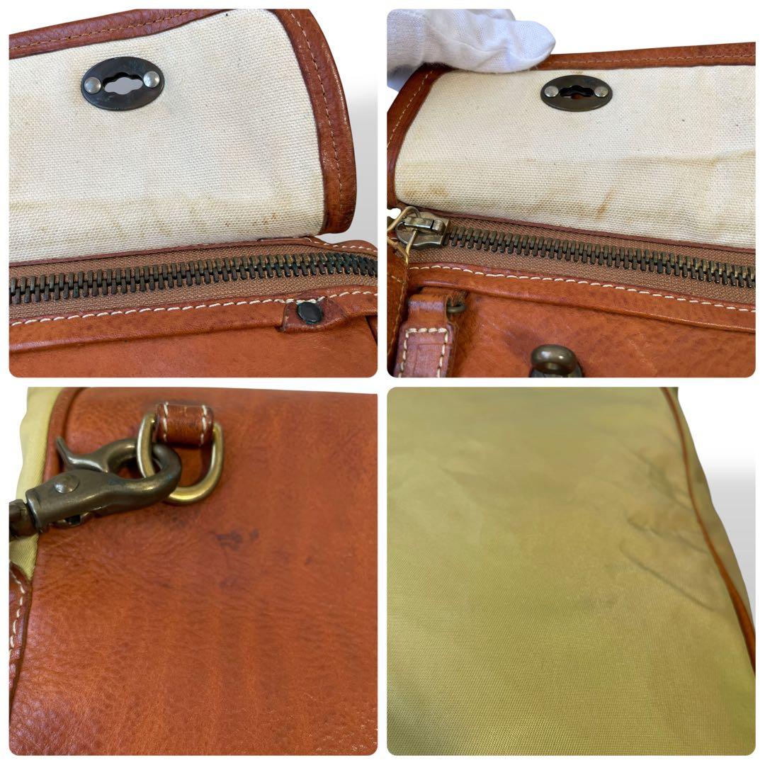 バッグ Felisi Safari Nylon Leather Boston Bag