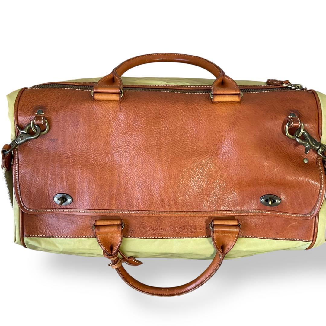 バッグ Felisi Safari Nylon Leather Boston Bag