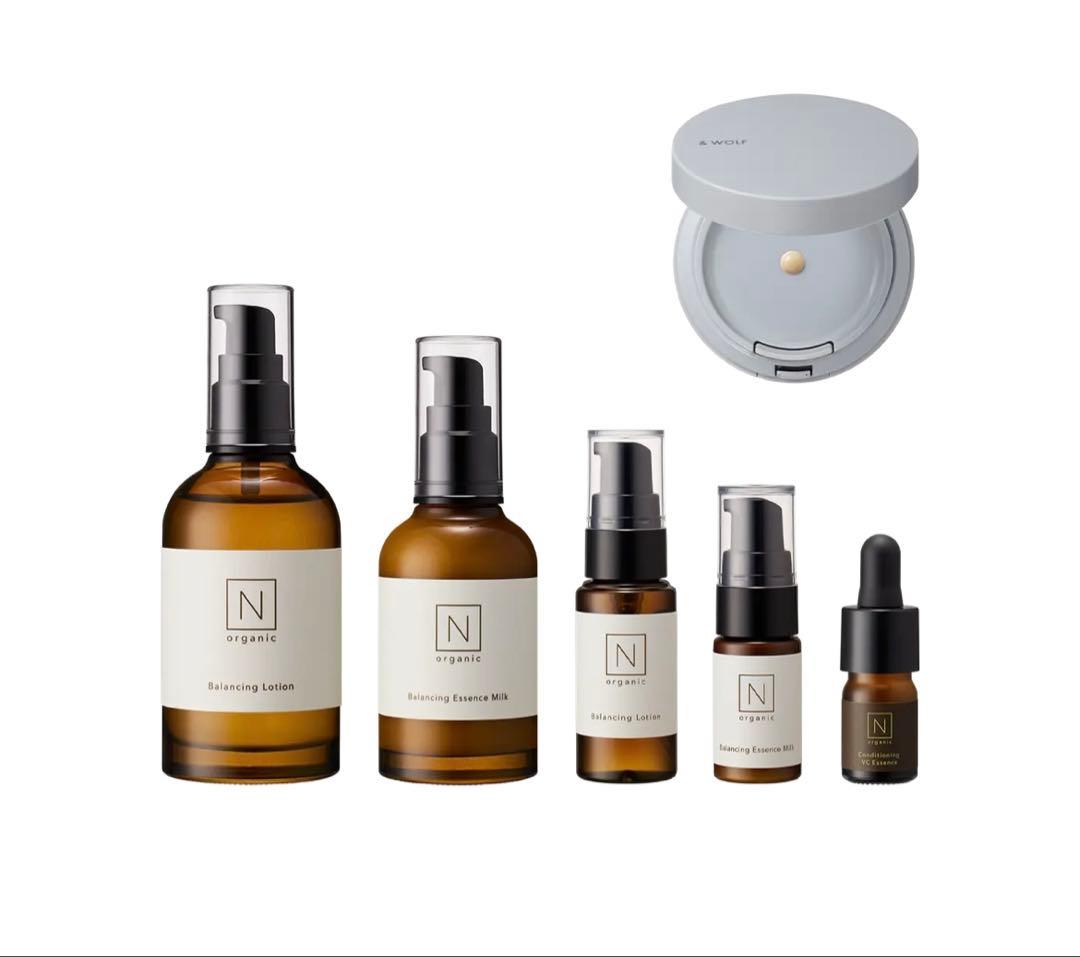 Nオーガニック　ベーシック　ローション・エッセンスミルクセット　ファンデーション