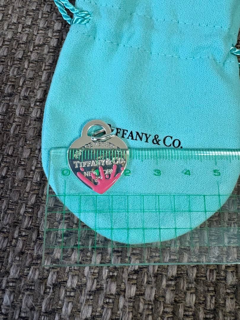 正規品　極美品ティファニーハートペンダント　チャーム