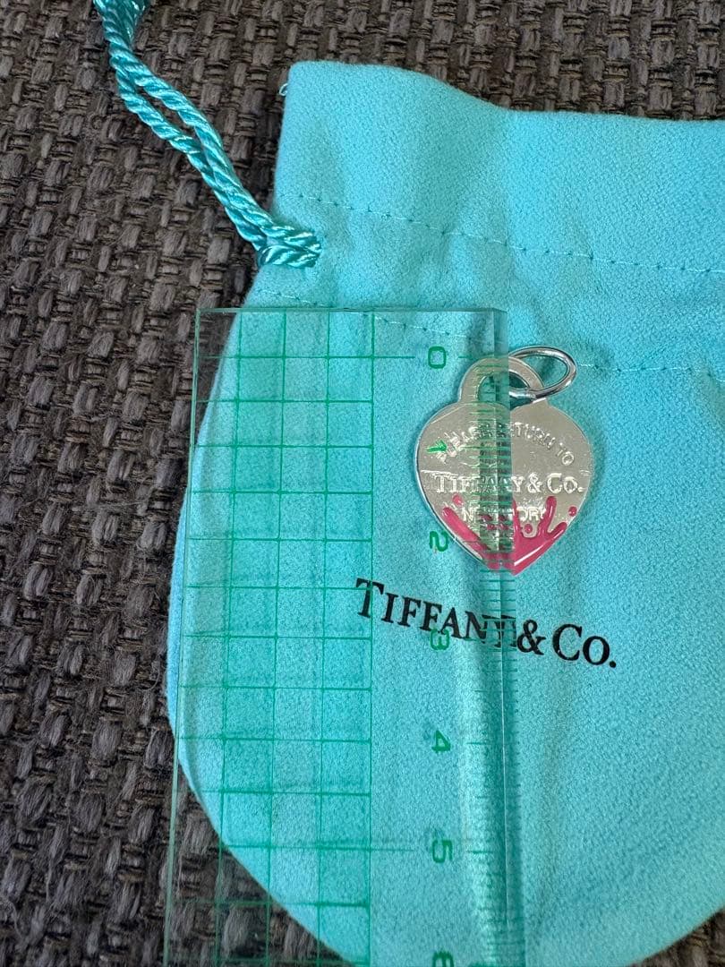正規品　極美品ティファニーハートペンダント　チャーム