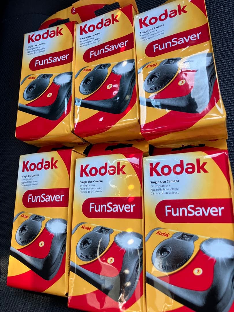 Kodak FunSaver 27枚撮り 使い捨てカメラ 6個セット