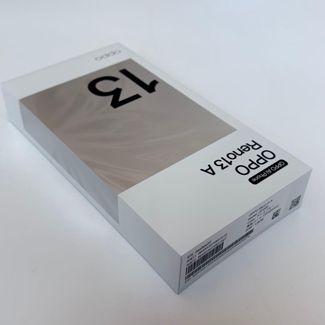 ★新品未使用品★【OPPO Reno13A 128GB アイスブルー　本体】